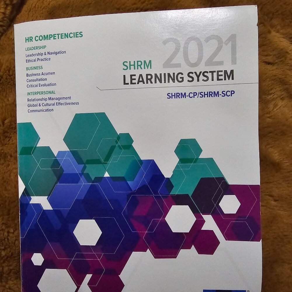 SHRM 2021 Learning System - HR Competencies